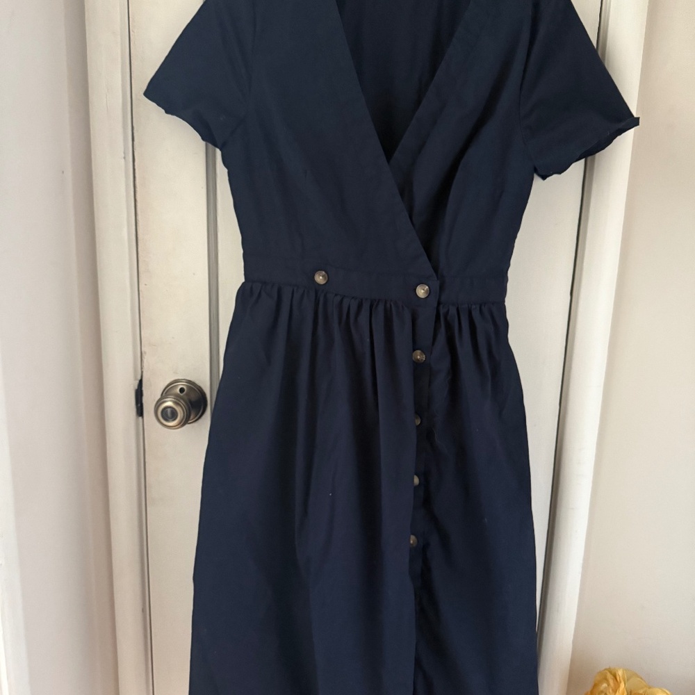 J Crew Mock Wrap Dress